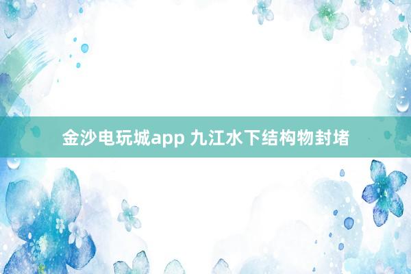 金沙电玩城app 九江水下结构物封堵